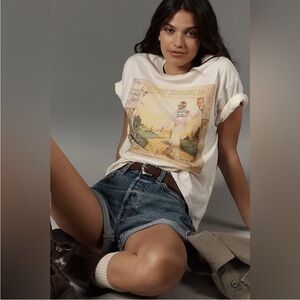 Anthropologie x Letluv Elton John Vintage Tee Size xs nwt
